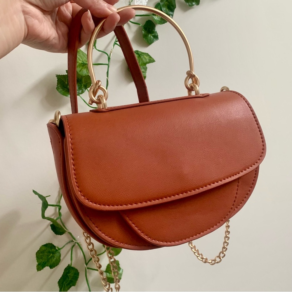 Melie Bianco faux leather crossbody